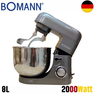 Pétrin Bomann Germany Multifonction 8L double crochet 2000W